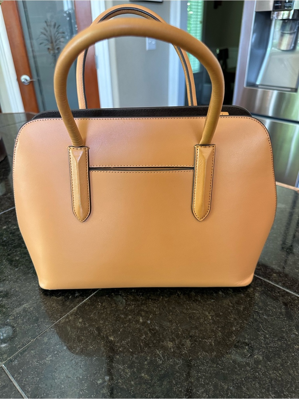RADLEY LONDON Liverpool Street 2.0 Camel/Tan Leather Top-Handle Satchel - Picture 4 of 7